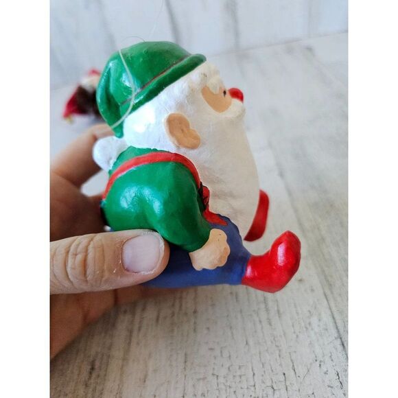 Dept 56 vintage Santa ornament elf tree decor - Picture 6 of 8